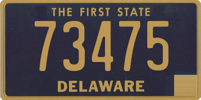 DE license plate 73475