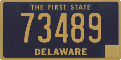 DE license plate 73489