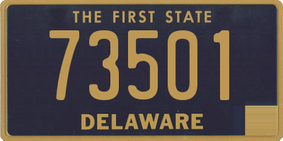 DE license plate 73501