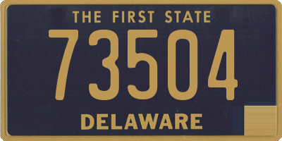 DE license plate 73504