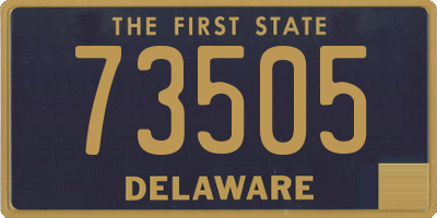 DE license plate 73505