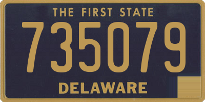 DE license plate 735079