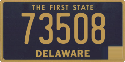 DE license plate 73508