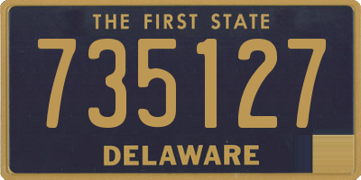 DE license plate 735127