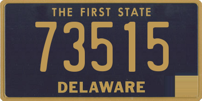 DE license plate 73515