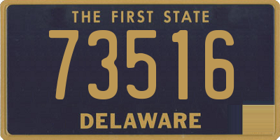 DE license plate 73516