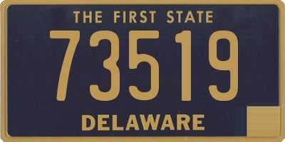 DE license plate 73519