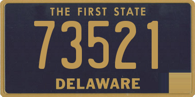 DE license plate 73521