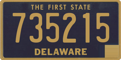 DE license plate 735215