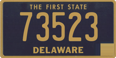DE license plate 73523