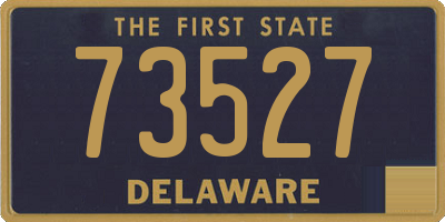 DE license plate 73527