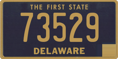 DE license plate 73529