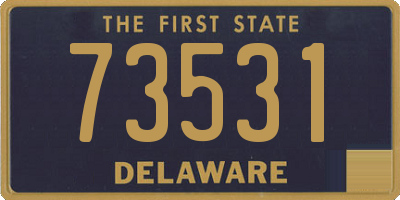 DE license plate 73531