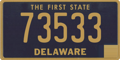 DE license plate 73533