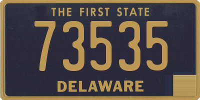 DE license plate 73535