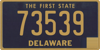DE license plate 73539