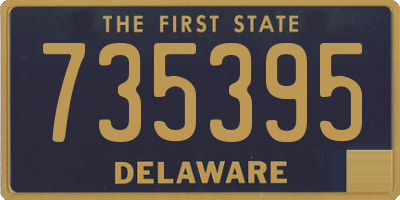DE license plate 735395