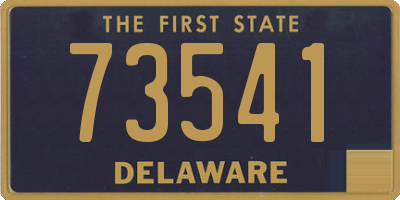 DE license plate 73541