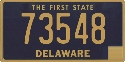 DE license plate 73548