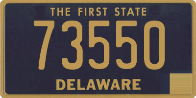 DE license plate 73550