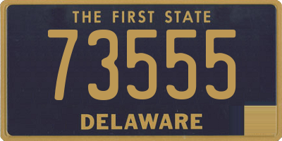 DE license plate 73555
