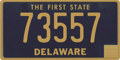 DE license plate 73557