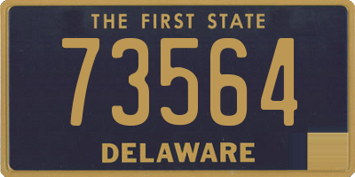 DE license plate 73564