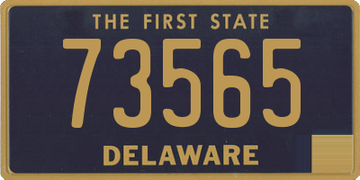 DE license plate 73565