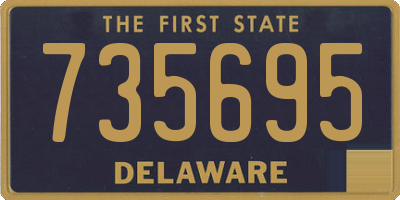 DE license plate 735695