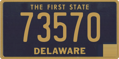 DE license plate 73570