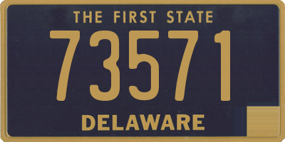 DE license plate 73571