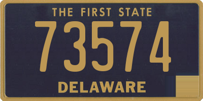 DE license plate 73574