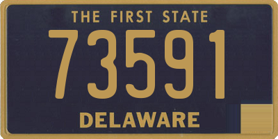 DE license plate 73591