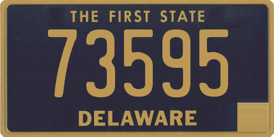DE license plate 73595