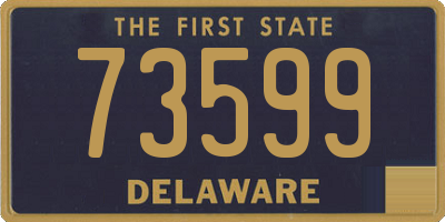 DE license plate 73599