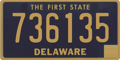 DE license plate 736135
