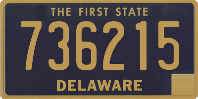 DE license plate 736215