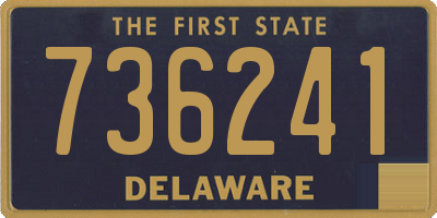 DE license plate 736241