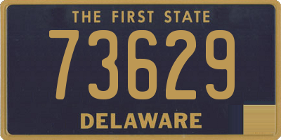 DE license plate 73629