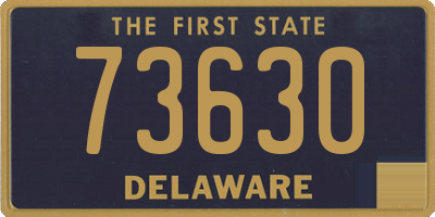 DE license plate 73630
