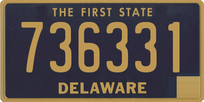 DE license plate 736331