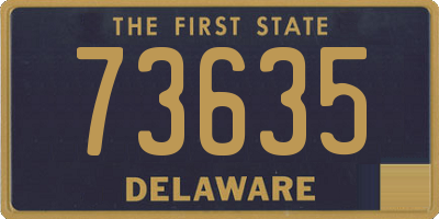 DE license plate 73635