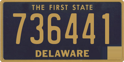 DE license plate 736441