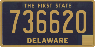 DE license plate 736620