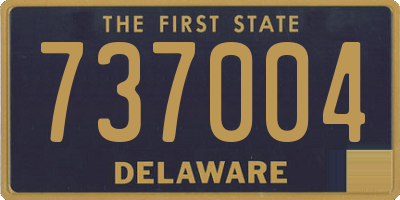 DE license plate 737004