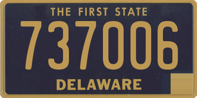 DE license plate 737006