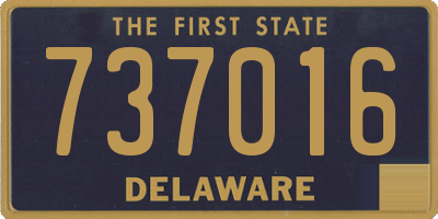 DE license plate 737016