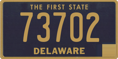 DE license plate 73702