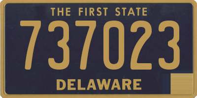 DE license plate 737023