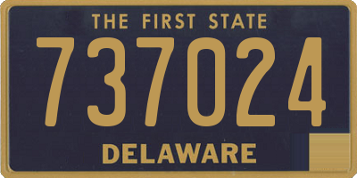 DE license plate 737024